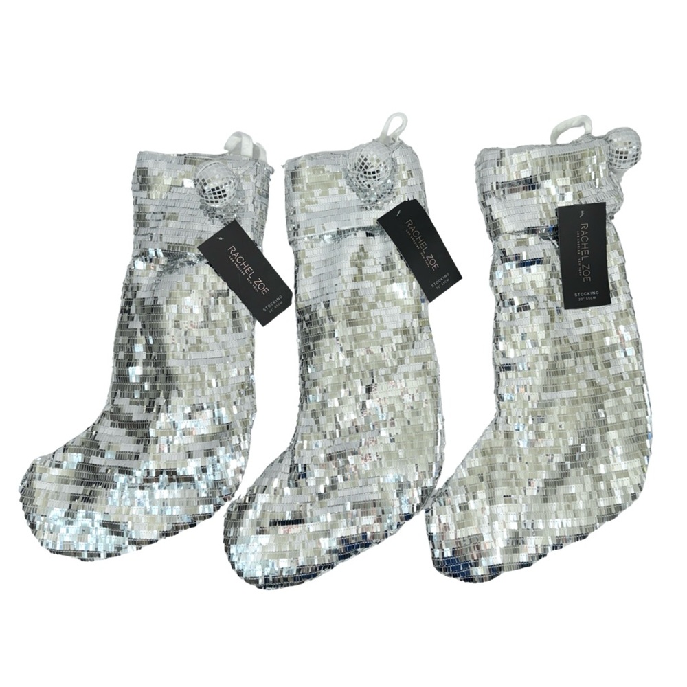 Sequin Christmas Stockings Set